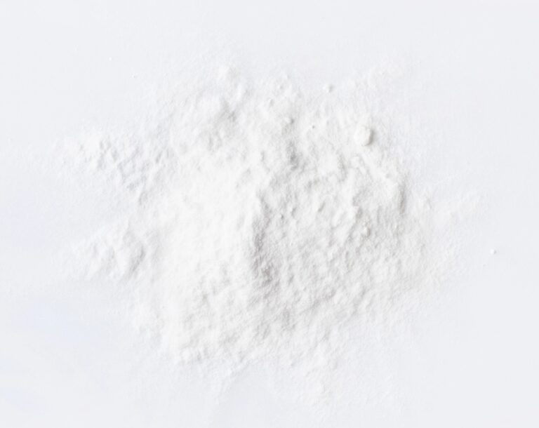 white mineral salt powder
